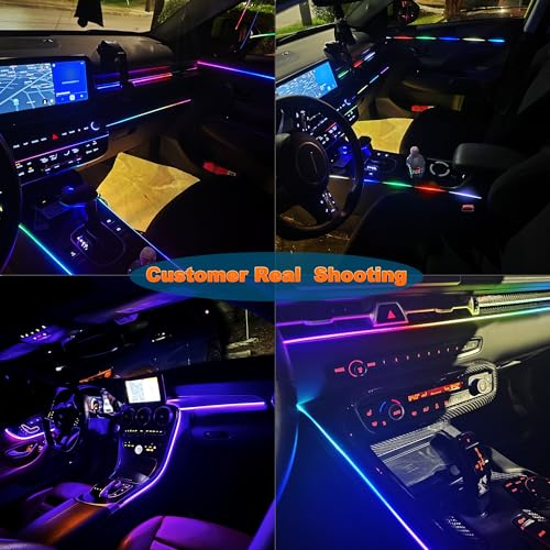 Interior Car LED Strip Lights with Dream Color (10 Pieces)
