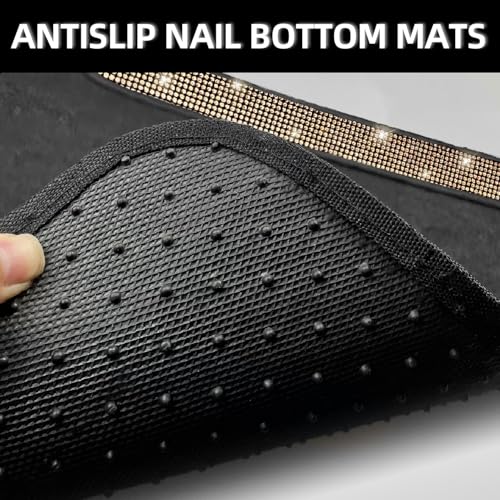 Bling Car Floor Mats Full Set (Champagne Diamond / Car Floor Mats (4 Pieces))
