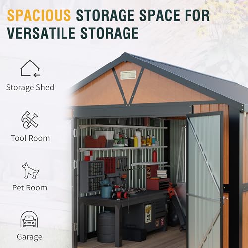 10x12 Ft Outdoor Storage Shed (10x12 FT/Base)