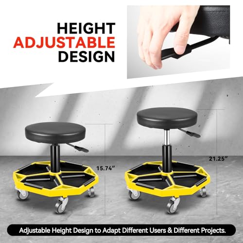 Mechanic Stool (Yellow)
