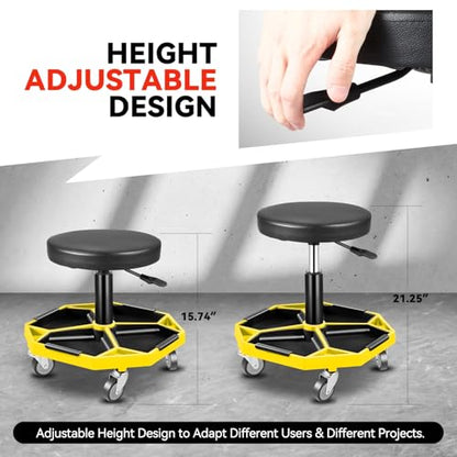 Mechanic Stool (Yellow)