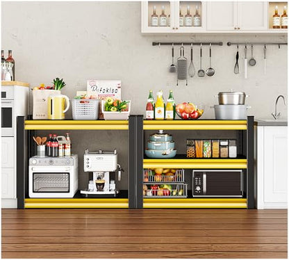 40" W Garage Shelving Heavy Duty (40"W×18"D×36"H / Yellow)