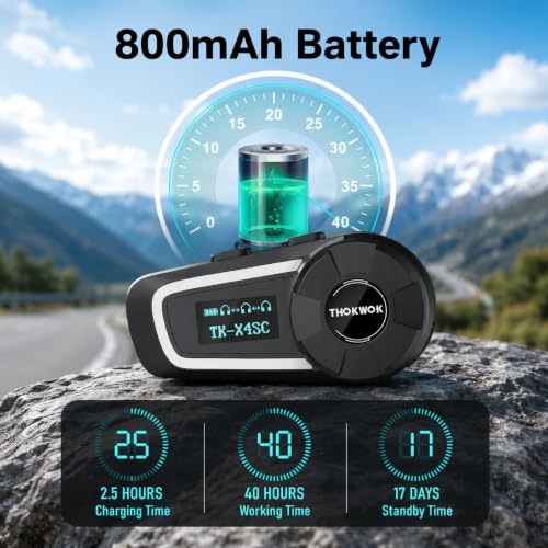 Helmet Bluetooth Headset (TK-X4SC Double Pack)
