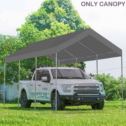 12'x20' Carport Canopy Replacement Cover Gray (['Grey'] / 12'x20')