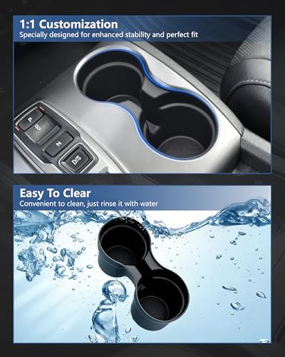 Cup Holder Inserts for Honda Pilot 2016 (For Pilot 16-22&Ridgeline 17-23&Passport 19-23)