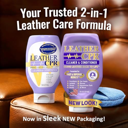 Cleaner and Conditioner 18oz. Bring Leather Back To Life on Furniture (18 Ounce (Pack of 1))