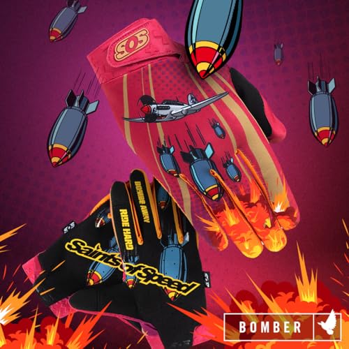 Bomber Dirt Bike Gloves (Small)
