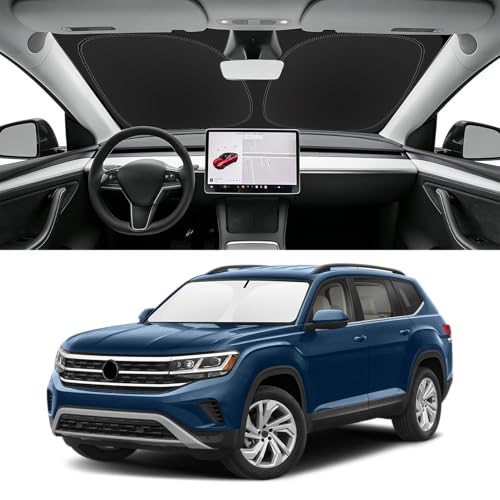 Custom Fit Windshield Sun Shade for VW Atlas 2018 (for 2018-2026 VW Atlas)