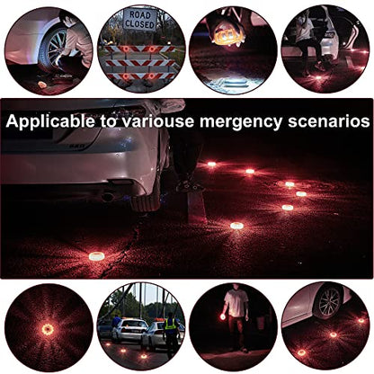12 Pack LED Road Flares (12pack rechargeable)