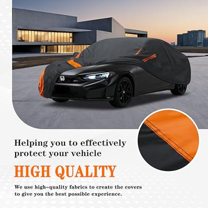 in Full Exterior Sedan Waterproof Car Cover All Weather (1 Sedan Car Cover / A4-Fit Sedan Length 186-193 inch)
