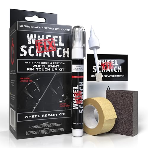 Gloss Black Rim Touch Up Paint (Black - Gloss - Kit)