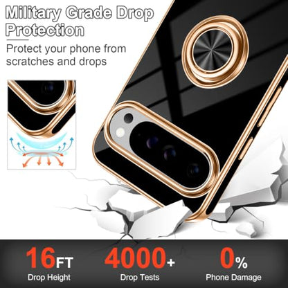for Google Pixel 9 (Black / 6.3" Pixel 9/9 Pro)