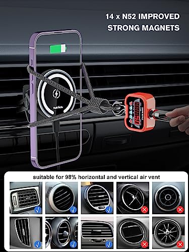 for MagSafe Car Mount Charger (Black)