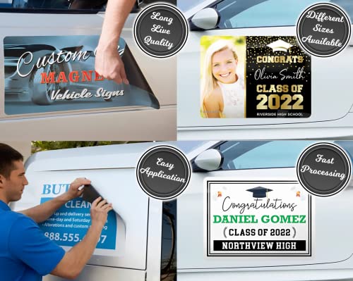 Die Cut Custom Car Magnet Sign