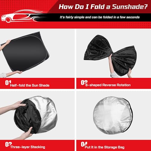 Windshield Sun Shade for Cadillac Escalade 2021 (for Cadillac Escalade 2021-2026)