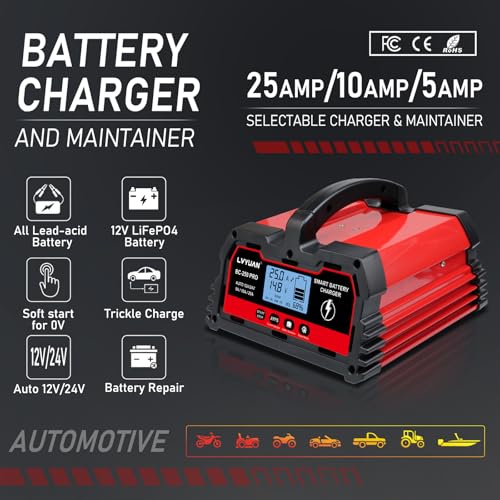 25A Smart Car Battery Charger (25A)