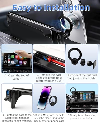 Car Phone Mount for Mazda CX (MX-5 Miata 2016-2023 /CX-3 2016-2021/3 2014-2016 / Magsafe)