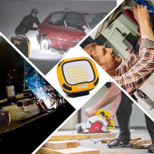 50W Magnetic Work Light Rechargeable 5000Lumens (yellow1)