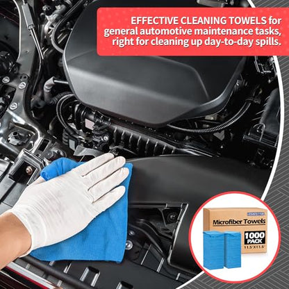 Shop Towels 1000 Pack Microfiber Towels for Cars (1000 Pack)