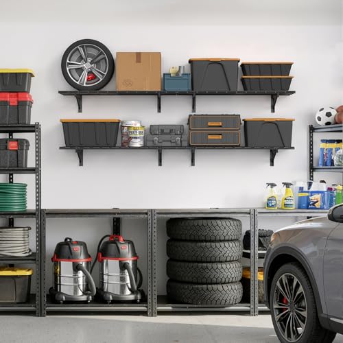 4 Pack Garage Shelving Wall Mounted (4 pack-1.5x4ft)