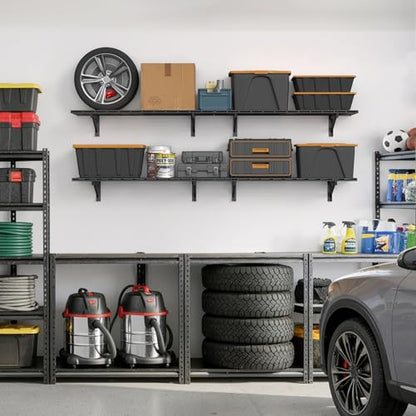 4 Pack Garage Shelving Wall Mounted (4 pack-1.5x4ft)