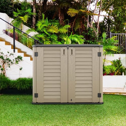 Outdoor Storage shed (coffee / Standard-26 cu ft)