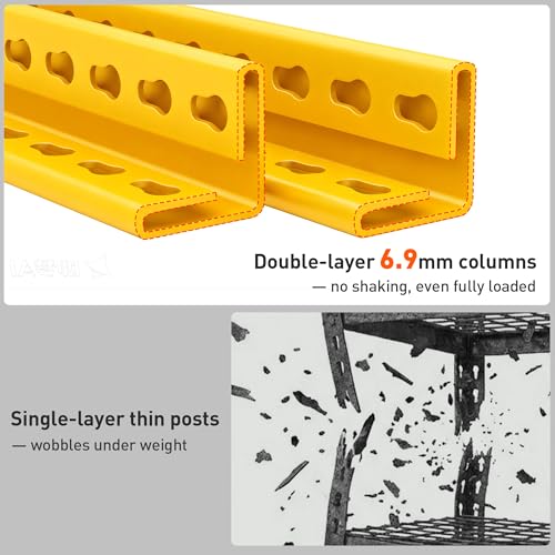 Orange Garage Shelving 3 (Yellow)
