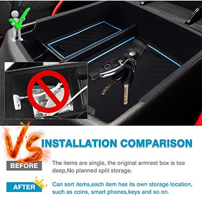 Center Console Organizer for Hyundai Kona 2018 (2018-2023 Hyundai Kona)