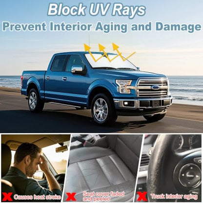 Windshield Sunshade for Ford F (for Ford F150 2015-2020)