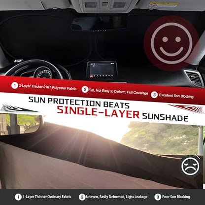 Windshield Sun Shade for 2023 (for 2023-2025 Che-vrolet/Chevy Colorado)
