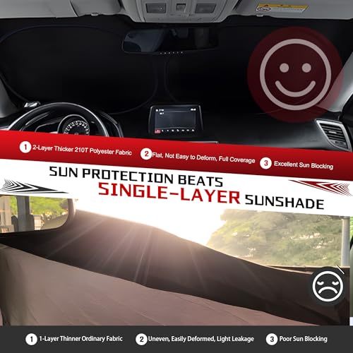 Windshield Sun Shade for 2022 (for 2022-2025 Rivian R1s)