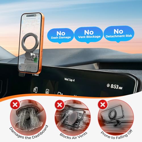 Car Phone Holder for KIA Carnival 2027 2026 2025 (Fit for 2025-2027 Carnival, 12.3-Inch)