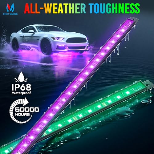 U8 RGB+IC Underglow LED Light Bars (RGBW+IC & 2 Remote)