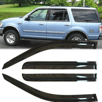 4pcs Original Window Visors for Ford 1997 (for Ford 1997-2017 Expedition)