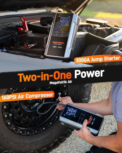 MV16A 3000A Jump Starter with Air Compressor (3000A)