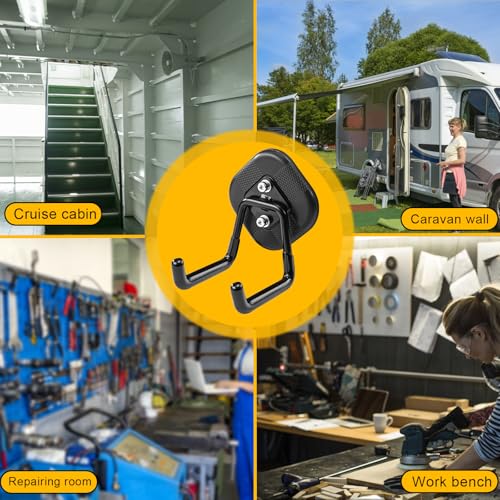 Strong Magnetic Hooks Heavy Duty for Hanging (12 magnets)