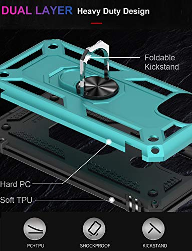 for Google Pixel 4 Case with Screen Protector (Teal / Google Pixel 4)