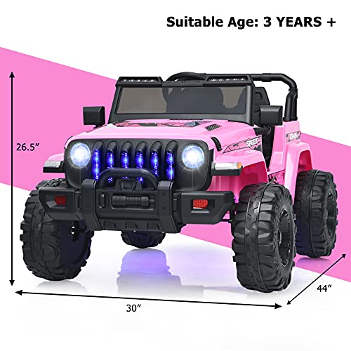 Ride on Car Truck with 2.4G Remote Control (Pink)