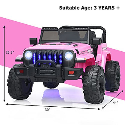 Ride on Car Truck with 2.4G Remote Control (Pink)