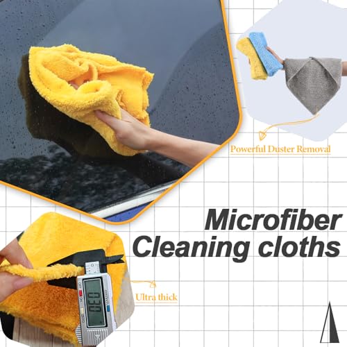 Car Wash Towels 16x16 (Yellow)
