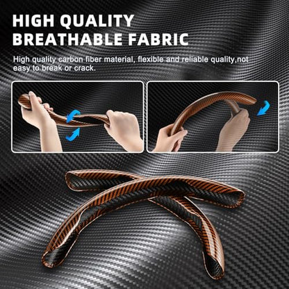 3pcs Carbon Fiber Anti (Glossy Brown / Universal (3pcs))