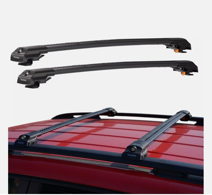 Roof Racks Cross Bars for Subaru Outback Wilderness 2024 2025 Cargo Carrier Bars Lockable Available in Black or Gray (Black)