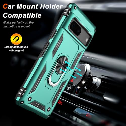 for Google Pixel 7A Case with Screen Protector (Teal / Google Pixel 7A)