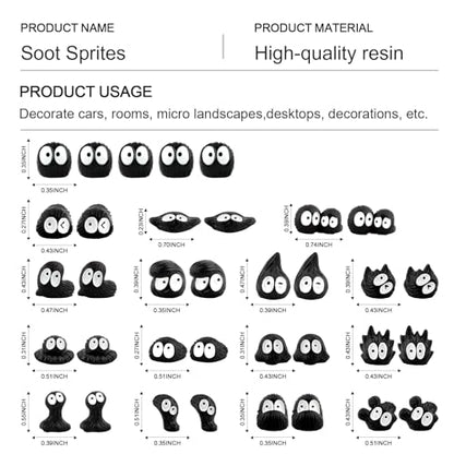 Cute Soot Sprites (Black Varied Soot Sprites)
