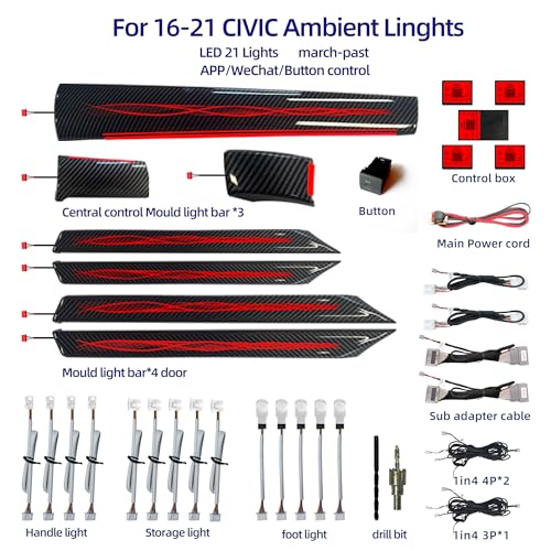 Ambient Lighting Kit Custom for 10th Gen Honda Civic