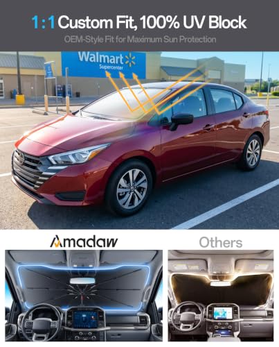 Windshield Sun Shade for Nissan Versa 2007 (For Nissan / For Nissan Versa 2007-2026)
