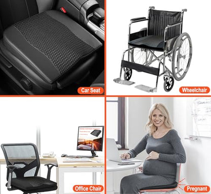 Car Seat Cushion (4d Mesh Black)