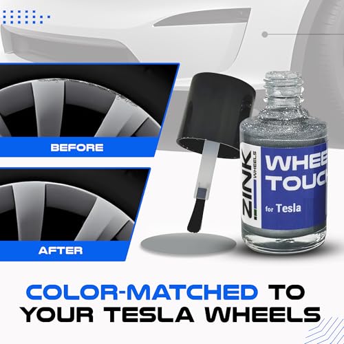 Premium Tesla Wheel Curb Rash Repair Kit for Model Y 20 (Tesla Model Y / 20" Bright Silver Helix 2.0)