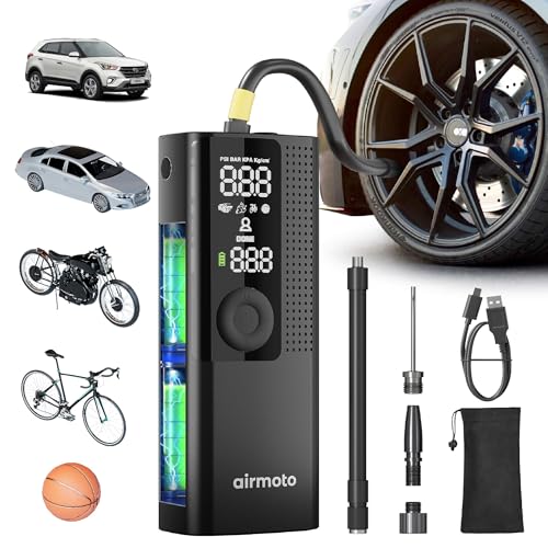 Tire Inflator Portable Air Compressor for Cars (1-Pack)
