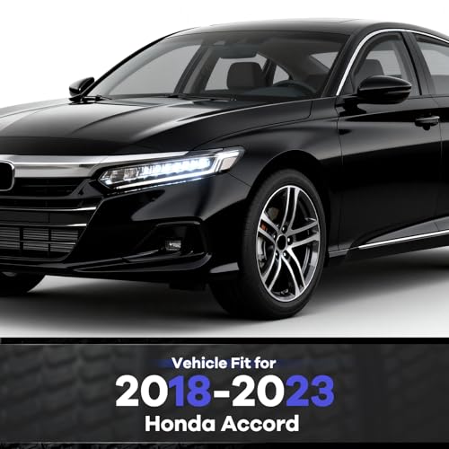 in Channel Rain Guards Fit for Honda Accord 2018 2019 2020 2021 2022 2023 (For 2018-2023 Accord)